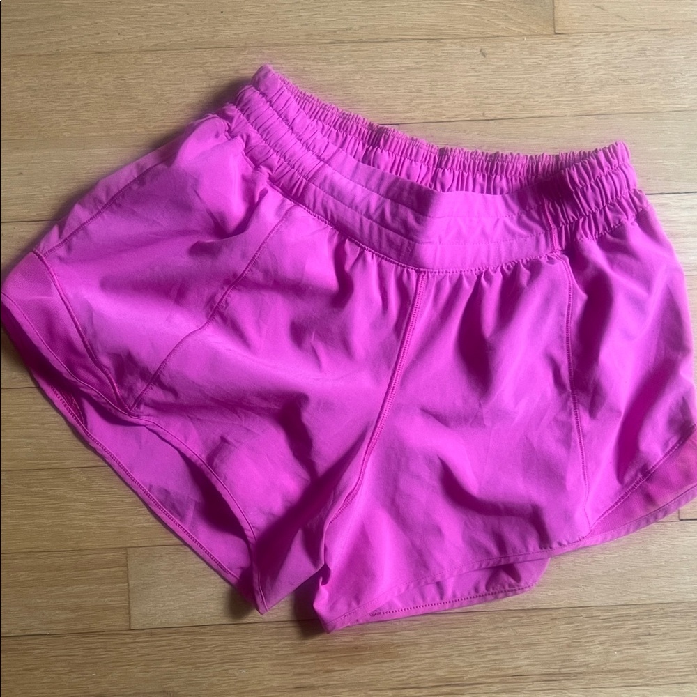 lululemon athletica Vibrant Pink Athletic Shorts